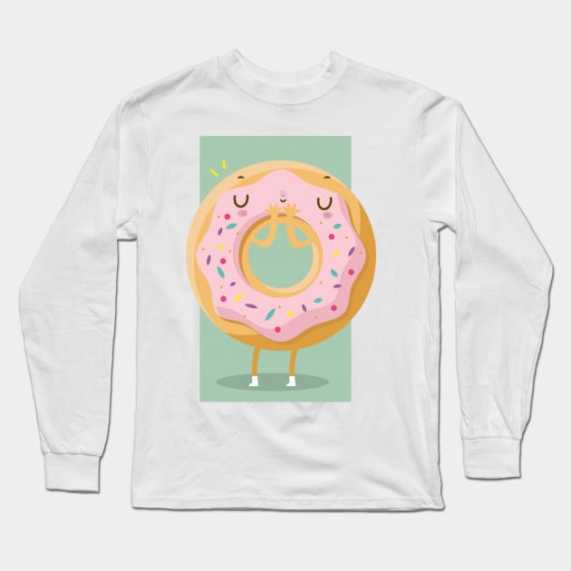 Donut Long Sleeve T-Shirt by Mjdaluz